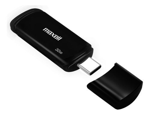 Pendrive Maxell Usbtc Tipo C 32gb 3.2 Negro-0