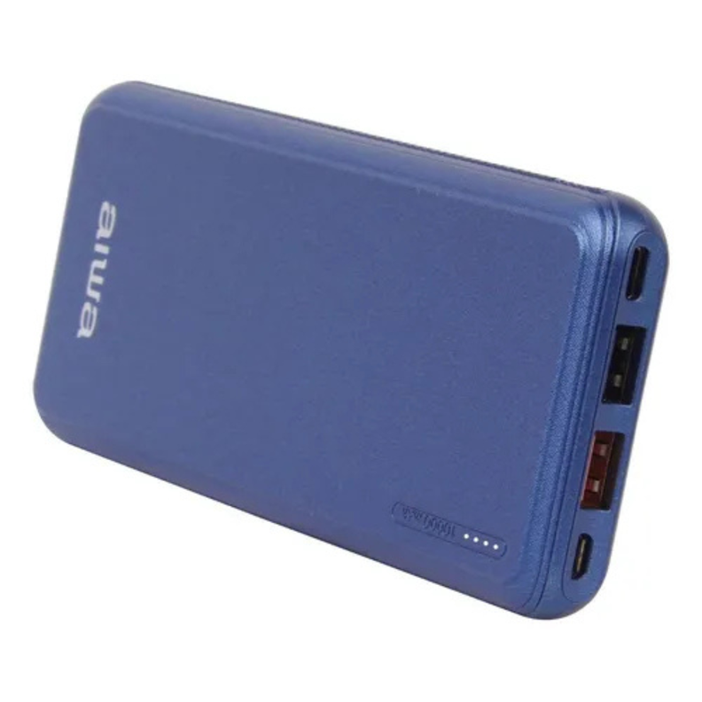 CARGADOR PORTATIL AIWA POWER BANK 10000MAH USB-A TIPO-C PAW-200
