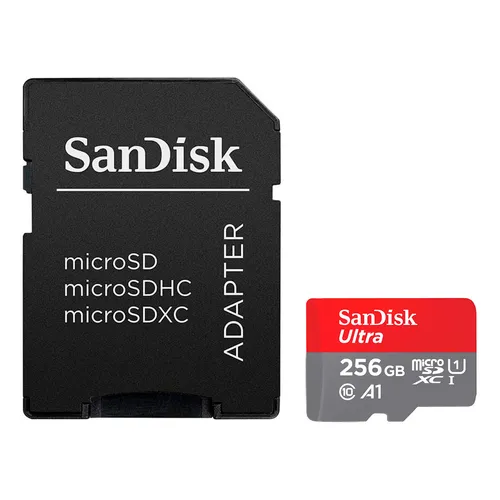 Micro Sd Sandisk Ultra 256 Gb Sdsquac-256g A1 U1 Ultima Gen. 150mb/s-1
