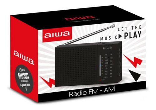 Radio Aiwa Awfml2 Am-fm Análogo Portátil Conector 3.5 Mm-3