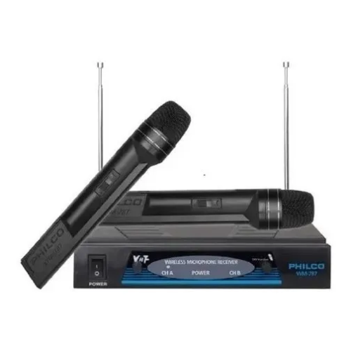 Micrófono Wm787 Inalámbrico Vhf Philco-1