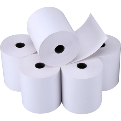 Rollo De Papel Termico Blanco 80*80 70gr 10 Unidades-0