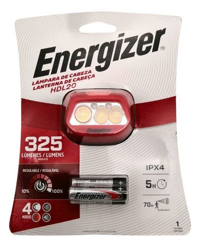 Linterna Frontal Energizer Hdl20  350lumenes-0