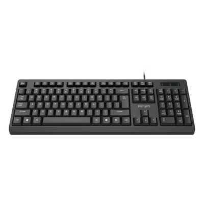 Teclado Alambrico Usb 105 Teclas Negro Spk6224 Philips-2