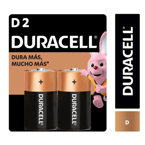 Pack 12 Pilas Alcalina Duracell Tamaño D 15000 Mah-0