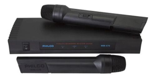 Kit De Microfonos Philco Wm570 Vhf Fm Inalambricos-2