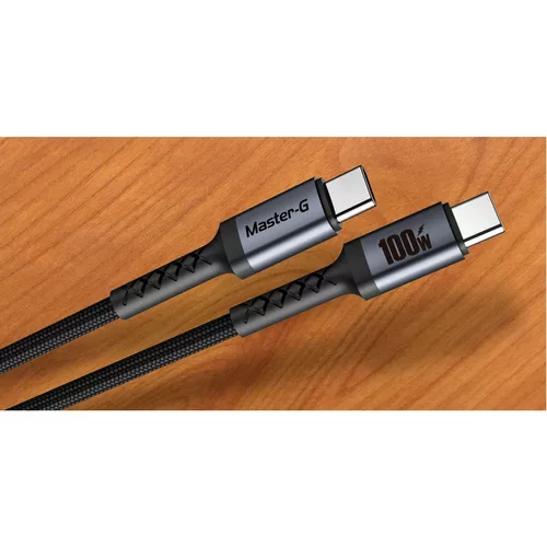Cable De Carga Rápida Usb-c A C Antinudos 100w Master-g-0