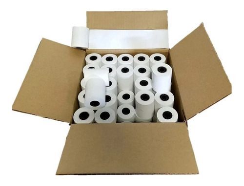 Rollo De Papel Termico Blanco 80*80 70gr Caja 50 Unidades-1