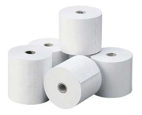 Rollo De Papel Termico Blanco 80*80 70gr Caja 50 Unidades-0