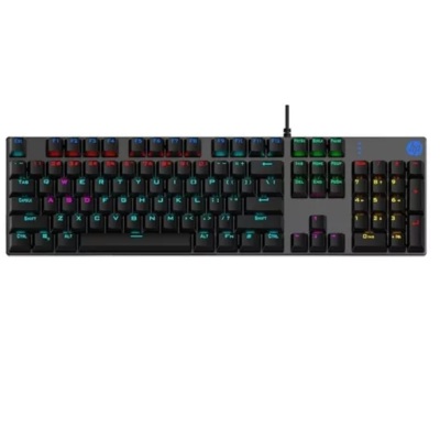 Teclado Gamer Hp Qwerty Español Color Negro Con Luz Rainbow-0