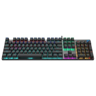 Teclado Gamer Hp Qwerty Español Color Negro Con Luz Rainbow-1