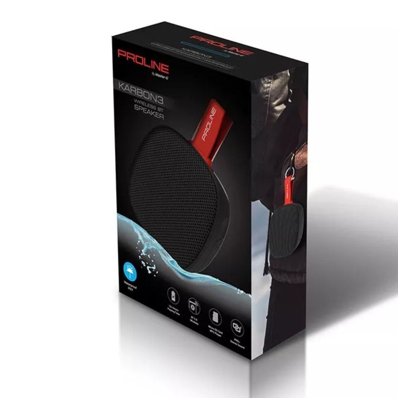 PARLANTE PROLINE KARBON3 WIRELESS BT SPEAKER IPX7 WATERPROOF-7