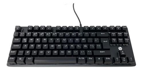 Teclado Gamer Hp Gk200 Qwerty Hp Blue Español Con Luz Rgb-1