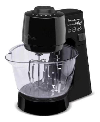 Batidora Moulinex Planetaria Inspirart Negra 3.2 Litros Color Negro Frecuencia Negro-0
