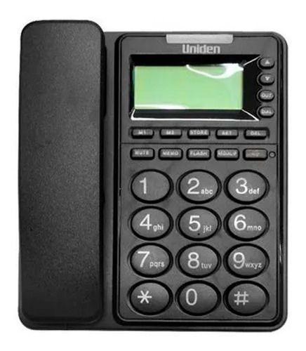 Teléfono Sobremesa Manos Libres Botones Grandes 6409 Uniden-0