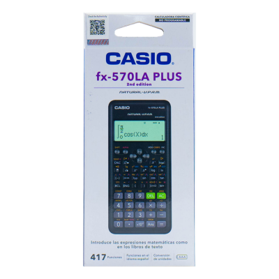 Calculadora Casio Científica Fx-570 La Plus 417 Funciones-0