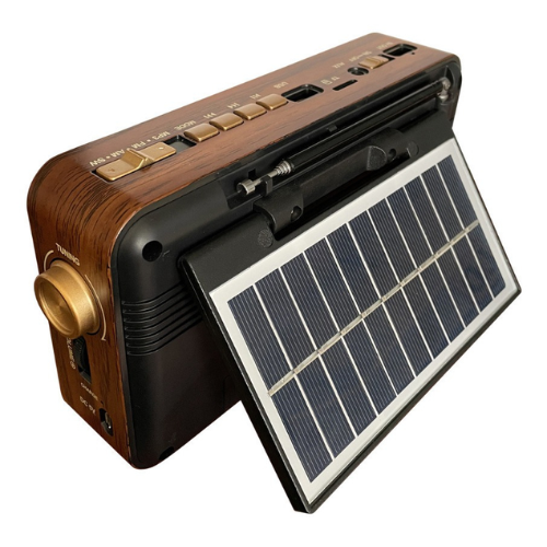 Radio Retro Am Fm Vintage Bluetooth / Usb / Solar / Provenze-0