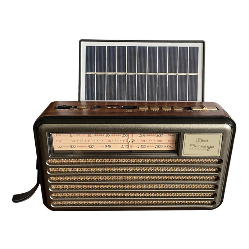 Radio Retro Am Fm Vintage Bluetooth / Usb / Solar / Provenze-3