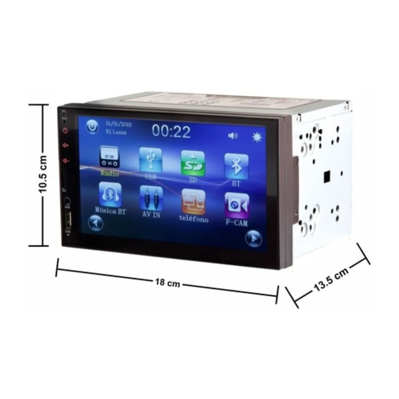 Radio 2 Din Mirror Link Bowmann Mp4 Hd Bt DD-5800L-2