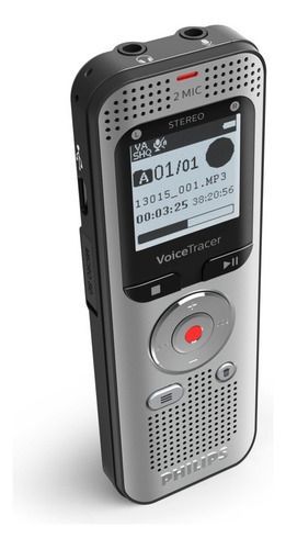 Grabadora De Audio Philips Voicetracer Dvt2050 8gb Color Gris-1