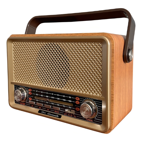 Radio Portatil Bluetooth Retro Grosseto Audiolab Cafe-0