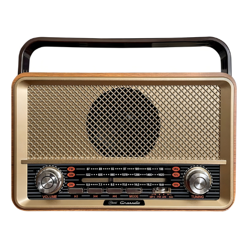 Radio Portatil Bluetooth Retro Grosseto Audiolab Cafe-1