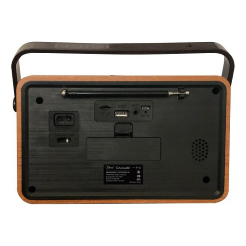 Radio Portatil Bluetooth Retro Grosseto Audiolab Cafe-4