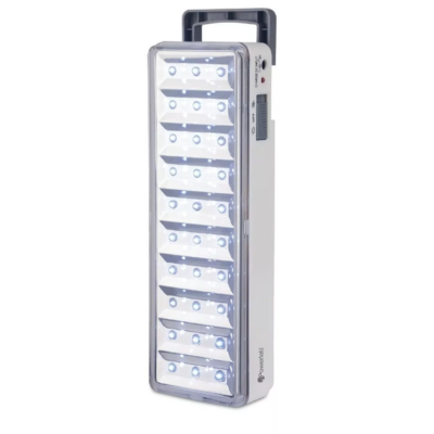 Lámpara de Emergencia LED Con Batería Recargable 30 LEDs – 120LUM 5W Powerlab 7258 Color Blanco-1