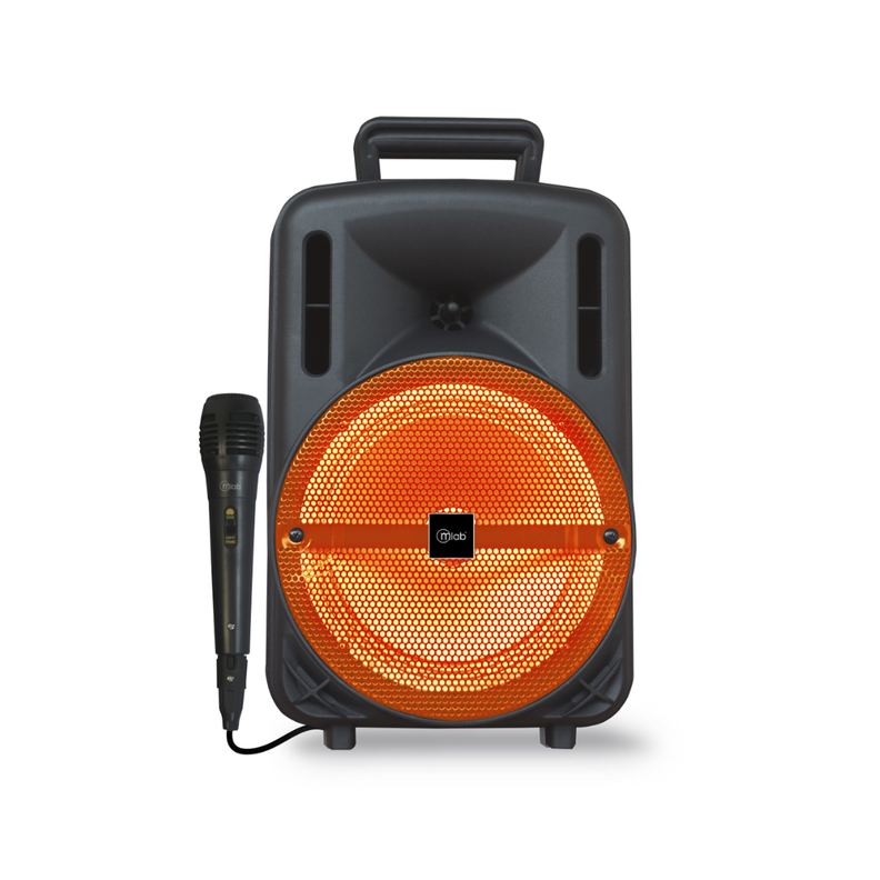 Parlante Mlab Street 3 8707 Bluetooth Karaoke 2000wat Naranja-0