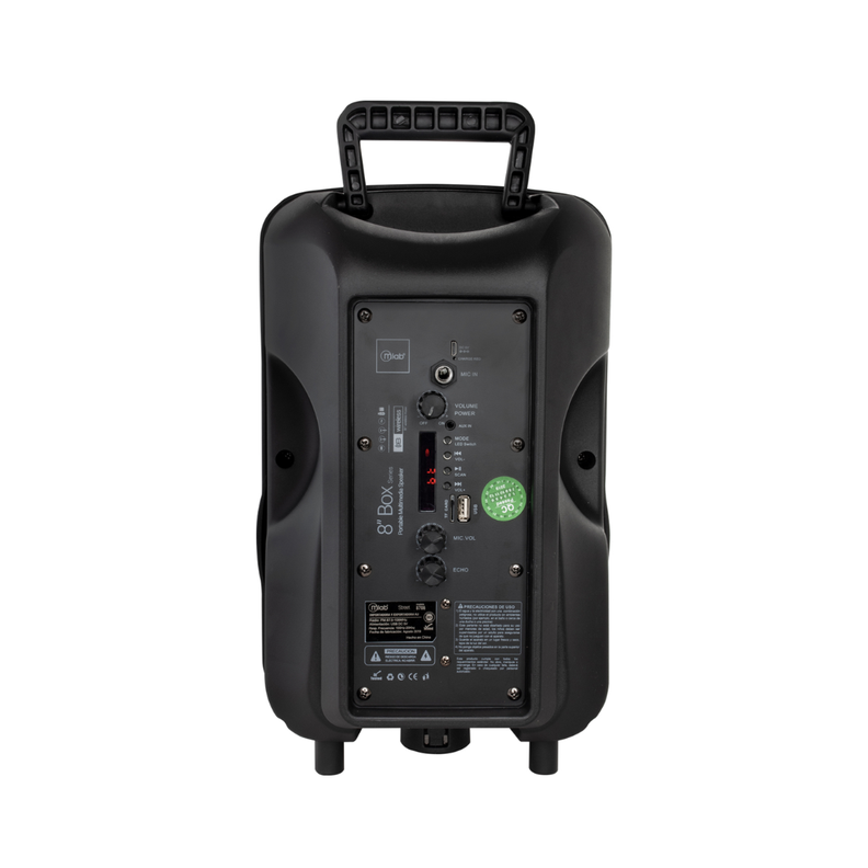 Parlante Mlab Street 3 8707 Bluetooth Karaoke 2000wat Naranja-2