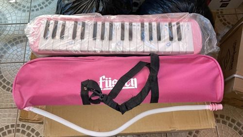 Melódica 37 Notas Fussen + Estuche + Boquilla Color Rosa-2
