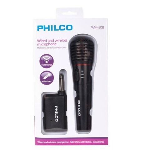 Microfono Alambrico Inalambrico Philco Wm308 Dismac-1
