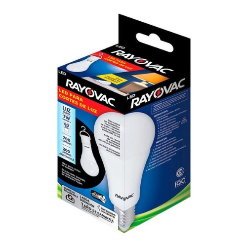 Ampolleta Led Rayovac Rovvleb18 Bulbo Color Luz Fria 7w 220v-2