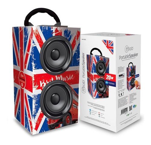 Parlante Mlab Desing Brit Multimedia Bt Usb Fm Aux 6985-1