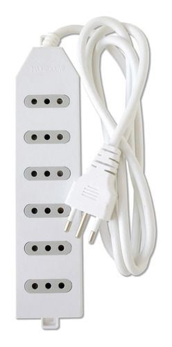Alargadores Zapatilla 6tomas Corriente 1.5mts Macrotel Blanc-0