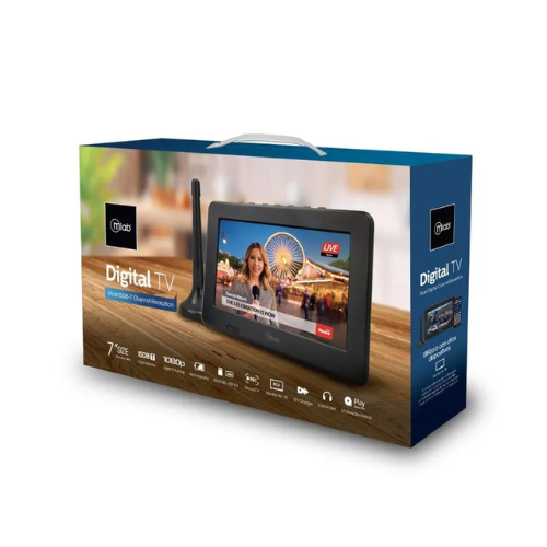 Televisor Color Digital Portatil 7 Pulgadas Mlab Recargable-3