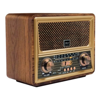 Radio Portátil Bluetooth Retro Vennetian Mlab Usb Am Fm-2
