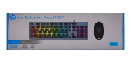 Hp Combo Teclado Mouse Alambrico Gamer Km300f-0