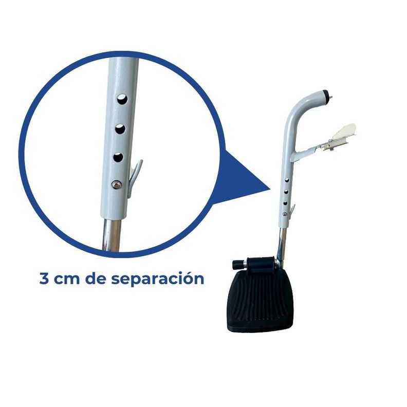 Silla De Ruedas Con Apoyabrazos Abatible - BM909-1