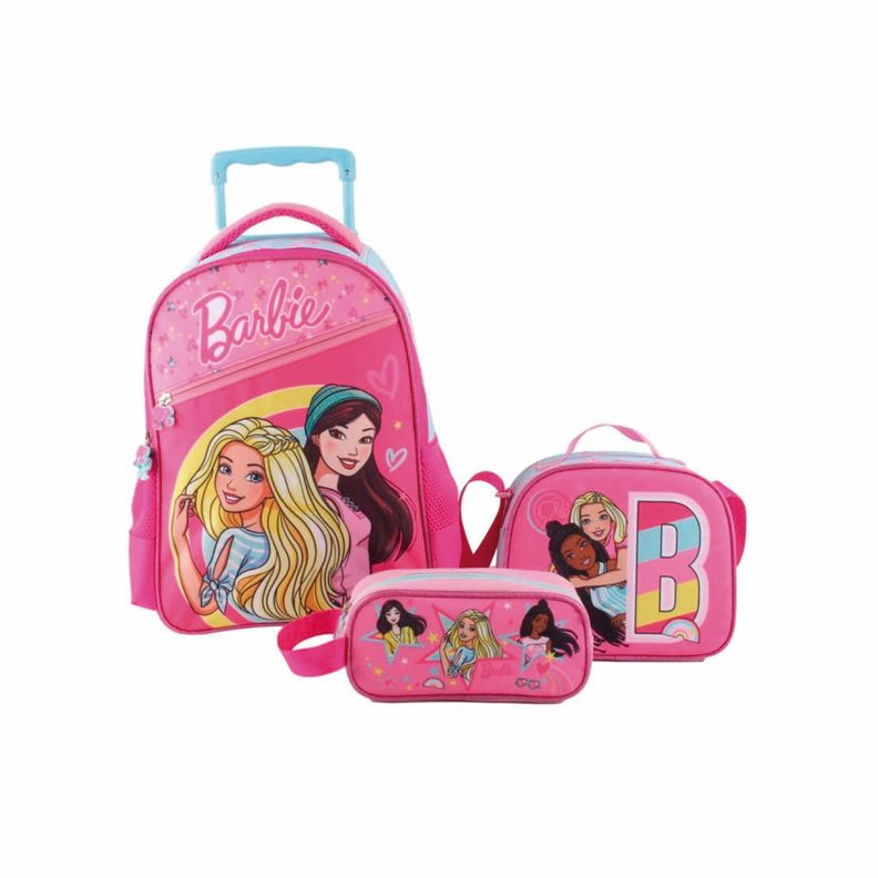 Mochila tri pack barbie-0