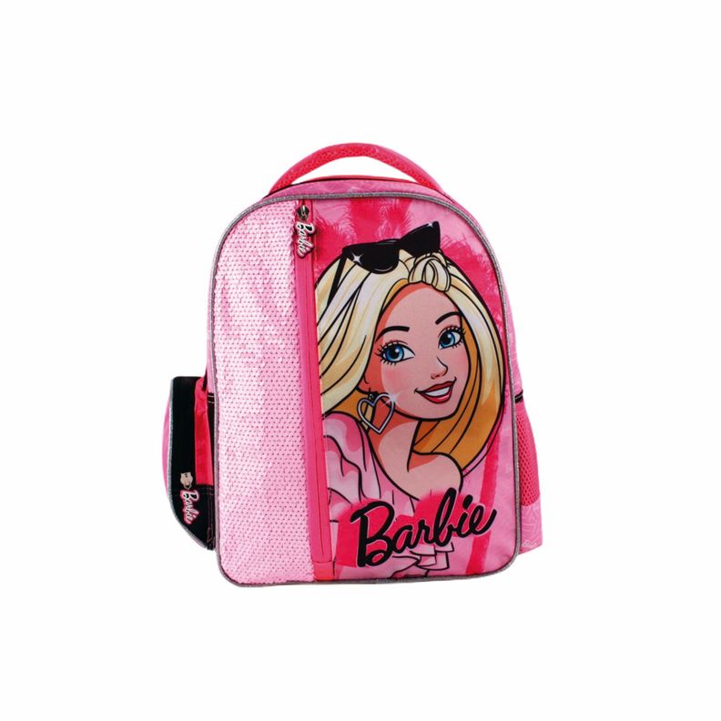 Mochila barbie lentejuelas -0