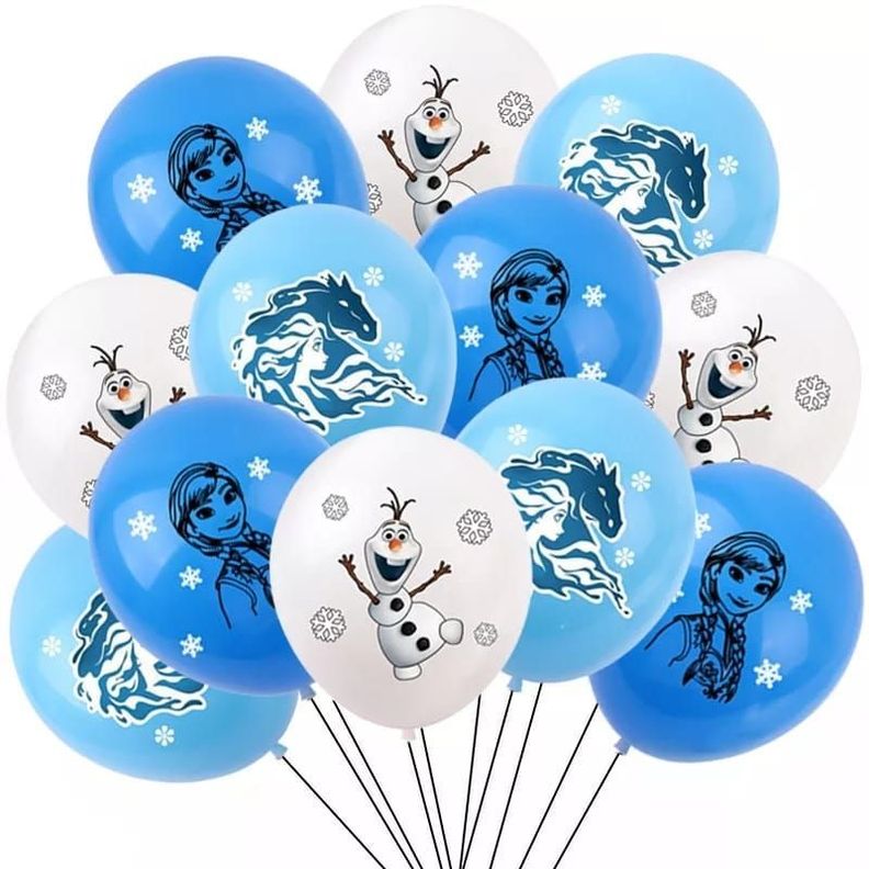 Globos Cotillón Decorativo Cumpleaños Frozen mod 2-1