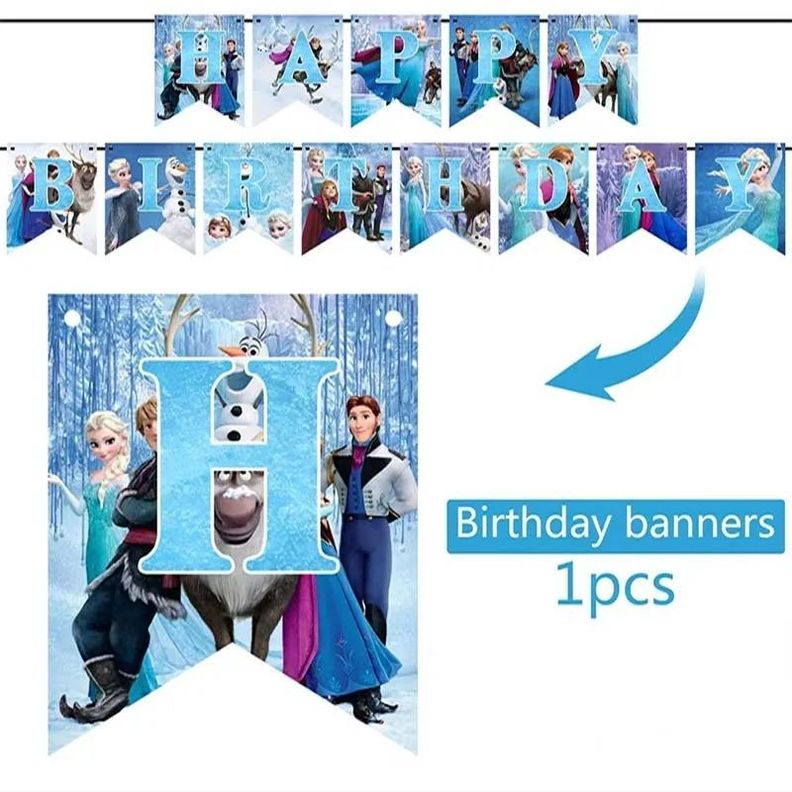 Globos Cotillón Decorativo Cumpleaños Frozen mod 2-2