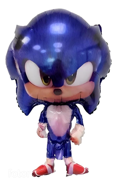 Set Globos Aluminio Sonic 5 pzas-1