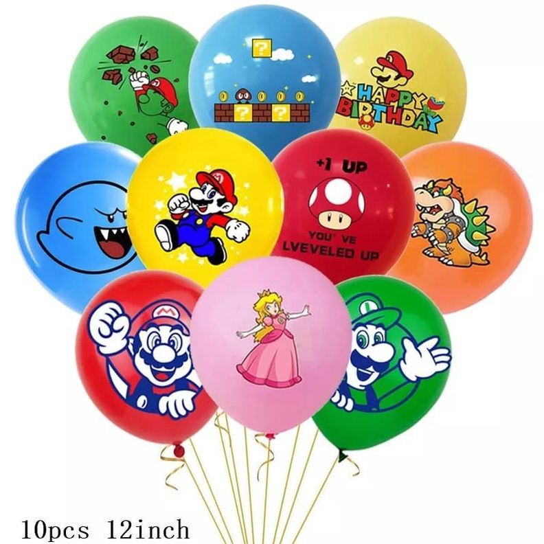 Set Decorativo para Cumpleaños Mario Bross-2