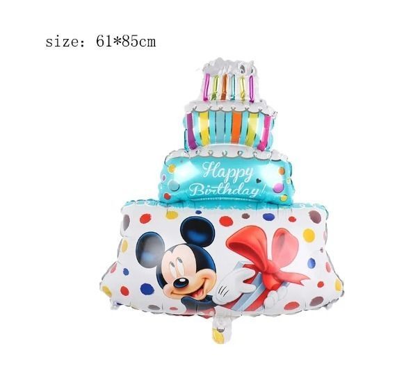 Set Globos Aluminio + látex Cumpleaños Mickey Mouse-2