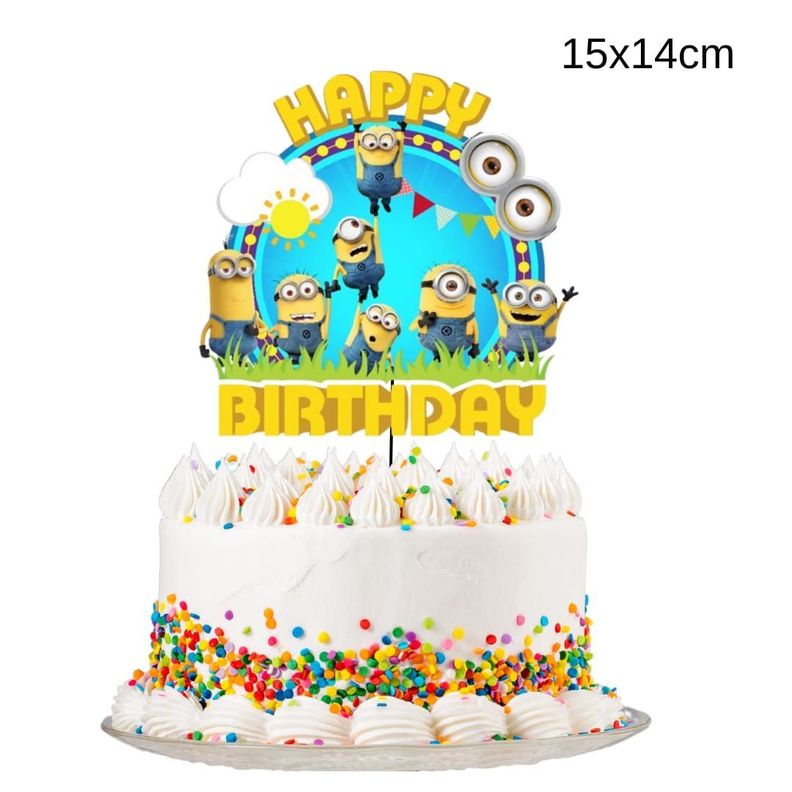 Globos Cotillón Decorativo Cumpleaños Minions-1