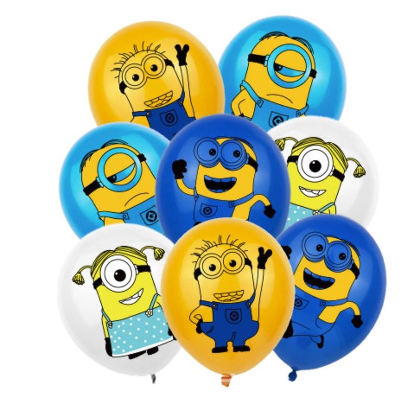 Globos Cotillón Decorativo Cumpleaños Minions-2