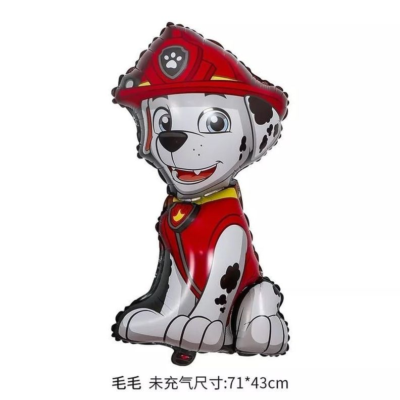 Set Globos Latex con Globos Aluminio Paw Patrol Mod1-2