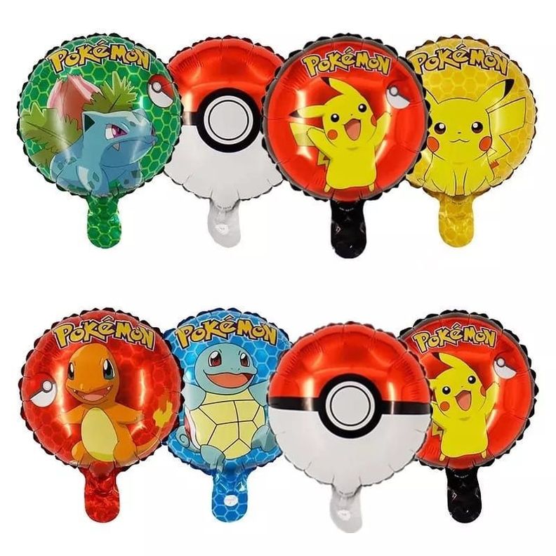 Set de globos aluminio Anime PK 12 und-1